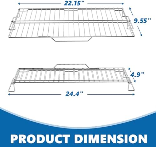 Adjustable Expandable Griddle Warming Rack for Ninja PG300 FlexFlame Grill - Image 2