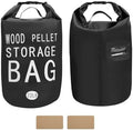 22LB Waterproof Wood Pellet Storage Bag-Dual Handles, Label Pocket(2 Pack) by Unknown