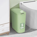 Cesun 5 Gallon Automatic Bathroom Trash Can with Lid, Green, Touchless by Cesun