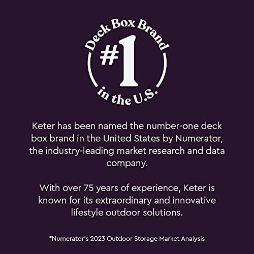 Keter Marvel 71 Gal Outdoor Storage Box for Patio and Pool Accessories - Image 7