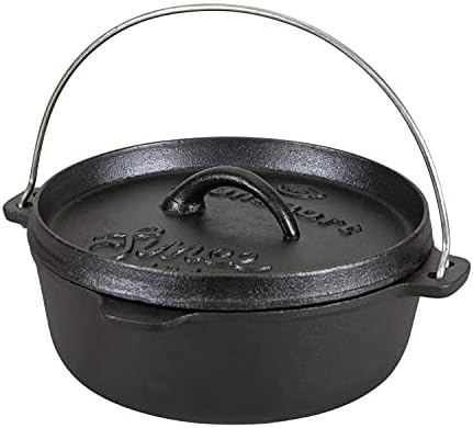Stansport Pre-Seasoned Cast Iron Dutch Oven by Stansport