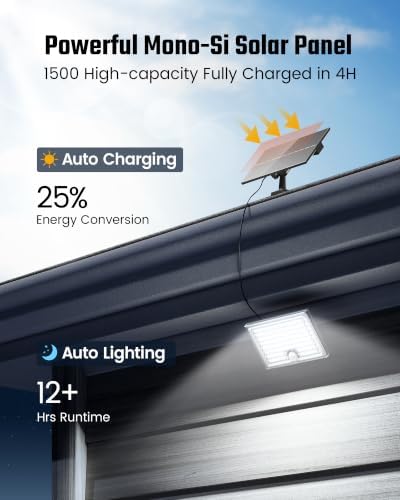 Mini Solar Outdoor Lights, 170 LED Solar Lights with 16.5 ft Cable - Image 3