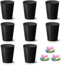 Lysam Bathroom Trash Can 8 Pack, 1.8 Gallon Small Trash Can with Trash Bags by Lysam