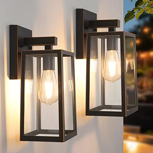 MAXvolador Outdoor Wall Light Fixtures, Exterior Waterproof Wall Lanterns by MAXvolador