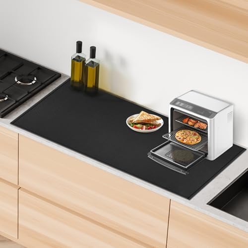 Heat Resistant Mats for Countertop fits Tabletop Grill, 48x24x0.04in, Black - Image 6