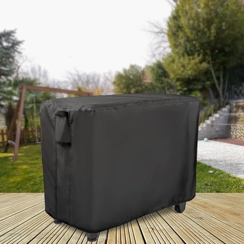 Prep Table Cover for Outdoor Bar Table, 72inch Outdoor BBQ Cart Cover Bar Tool Cart Covers Cooler Covers - 72"L×29"W×43"H, Black - Image 7
