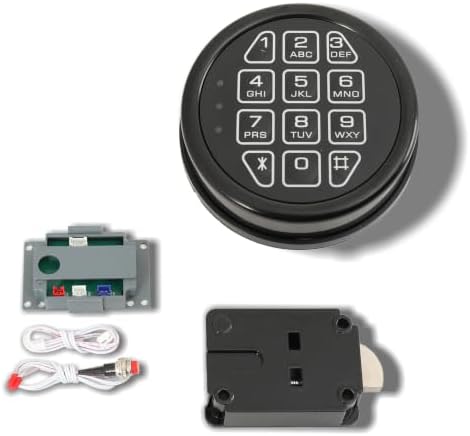 Electronic Safe Lock Kit Replacement with Digital Keypad and Solenoid Lock by Lfhelper