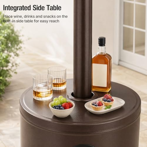 Sweetcrispy 48,000 BTU Patio Heaters for Outdoor Use with Sandbox Wheels - Image 6