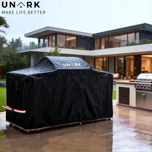 86 Inch Extra Large Grill Cover Kitchen Island Cover Large Island Grill Cover for Outdoor Grill Outdoor Kitchen Cover Heavy Duty Waterproof 86" L x 42" W x 48" H, Black - Image 5