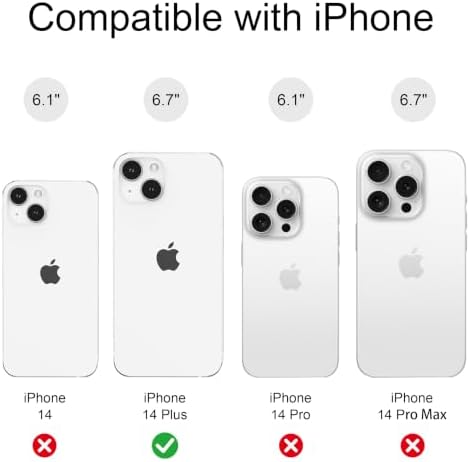 for iPhone 14 Plus Case, Magnetic Matte Frosted Dual-Layer Striped Phone Case for Women, Retro Aesthetic Cover Compatible with MagSafe Accessories - Berry Sage - Image 3