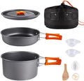 aiGear Camping Cookware with Pot Pan Kettle Cutlery Tableware 1-2 People by aiGear
