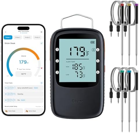 Govee Bluetooth Meat Thermometer Digital with Smart App Timer and Alerts by Unknown