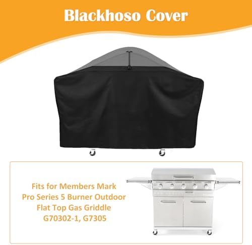Griddle Cover for Members Mark Pro Series 5 Burner Flat Top Gas Griddle - Image 2