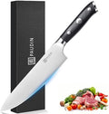 PAUDIN Chef Knife,8 Inch Professional Kitchen Knife Dishwasher Safe,Forged German Stainless Steel Sharp Cooking Knife,Ergonomic G10 Handle Full Tang Meal Prep Knives,Home Restaurant Gift for Men Women by PAUDIN