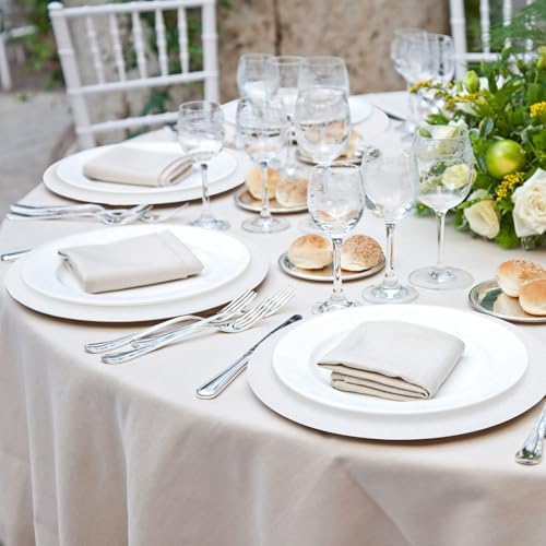 50 PCS Silver Paper Placemats Round Glitter Disposable Table Mats Sequin Doilies Decorative Place Mats for Birthday Wedding Banquet Thanksgiving Graduation Party Dinner Table Decor - Image 5