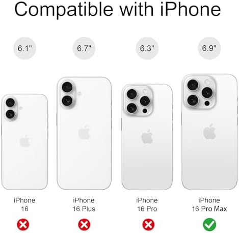 for iPhone 16 Pro Max Case, Magnetic Matte Frosted Dual-Layer Striped Phone Case for Women, Retro Aesthetic Cover Compatible with MagSafe Accessories - Rose Cocoa - Image 3