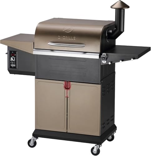 Z GRILLS 600D Wood Pellet BBQ Grill, 572 Sq In, PID 3.0 by ZGRILLS