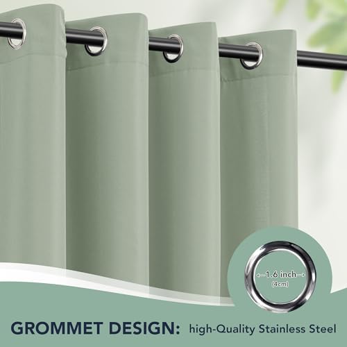 Patio Curtains Outdoor Waterproof, 6-Panels, Privacy Drapes - Image 6