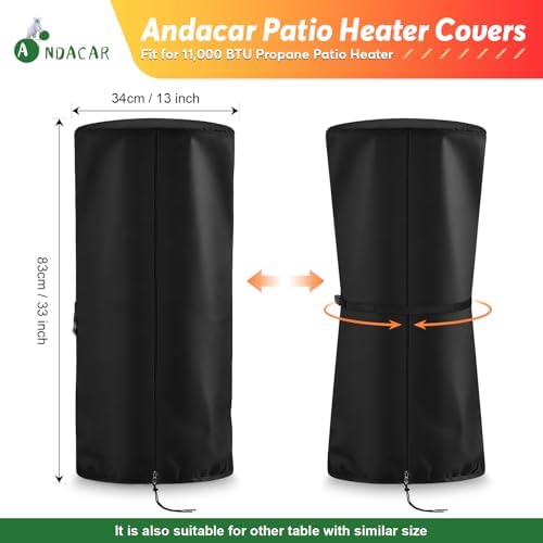 Heater Covers 13" for Mars Explo 11,000 BTU Propane Patio Heater - Image 2
