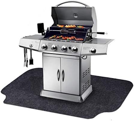 36"58"inches under grill mats for outdoor grill,BBQ Grilling Gear Waterproof, oil-resistant, deck protector, reusable, fire pit, fireplace,easy to clean,barbecue grill mat by MEITOLA