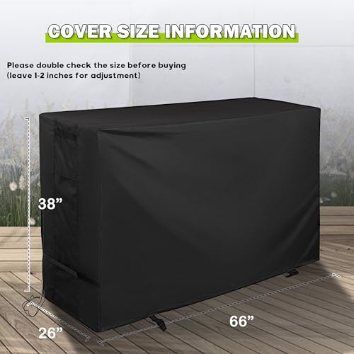 Griddle Cover for Charbroil 28" XL Performance Series 3-Burner Grill, Flat Top Grill Cover for Charbroil 28in Propane Gas Griddle 463258924 All Weather Protective Cover - Image 7