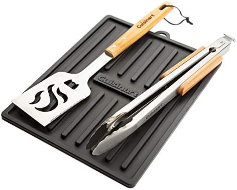 Cuisinart CTM-820 Silicone Grill Tool Mat, 11" x 14", Black - Image 2