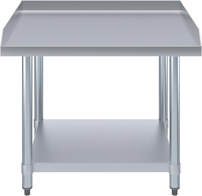 30" x 24" Stainless Steel Equipment Stand with Undershelf NSF - Image 2