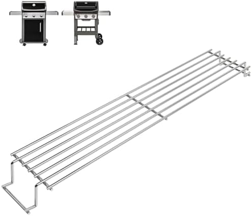 DELSbbq 7641 Stainless Grill Warming Rack for Weber Spirit II/I 300 Series by DELSBBQ