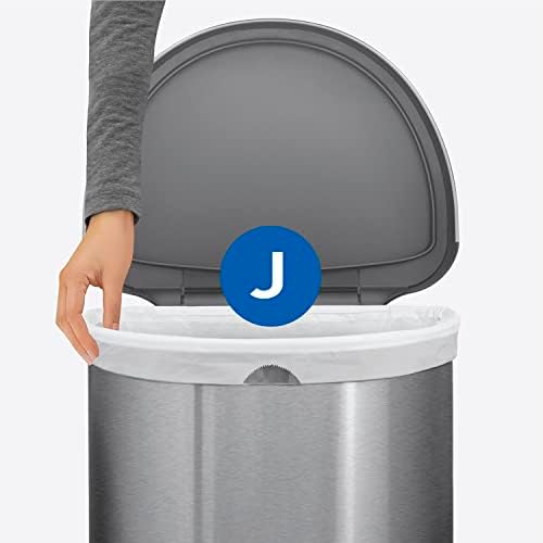 simplehuman Code J Custom Fit Trash Can Liner, 3 refill packs (60 Count), 30-45 Liter / 8-12 Gallon - Image 4