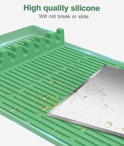 Silicone Grill Mat for Blackstone Griddle Accessories, 8-Slot Tool Mat - Image 7