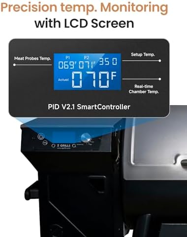 Z GRILLS 450E Pellet Smoker Grill, PID 3.0, 180-450°F Temperature - Image 4