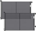 2 Pack 60" Wide Reinforced Retractable Baby Gates, Prevent Crawling Under by BabyPetSafetyGate