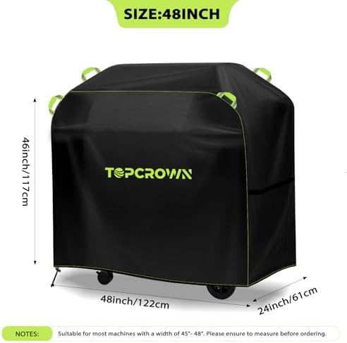 Topcrown Grill Cover for Outdoor Grill Waterproof BBQ Gas Grill Cover (48") - Image 2