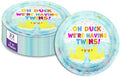 Birthday Galore Oh Duck! We're Having Twins Baby Shower - 32 Piece Disposable Party Supplies - Rubber Ducky Baby Shower Decorations - Round Party Plates - Large 9" Paper Plates In Bulk by BirthdayGalore