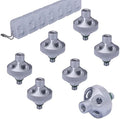 Fogland Misting Nozzle Cluster Body with 5X 10/24unc Thread Holes for Patio Garden Outdoor Misting Cooling System, 7pcs per Pack by Fogland