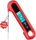 Meat Thermometer Digital,1-2S Instant Read Thermometer for Cooking, Grill by Unknown