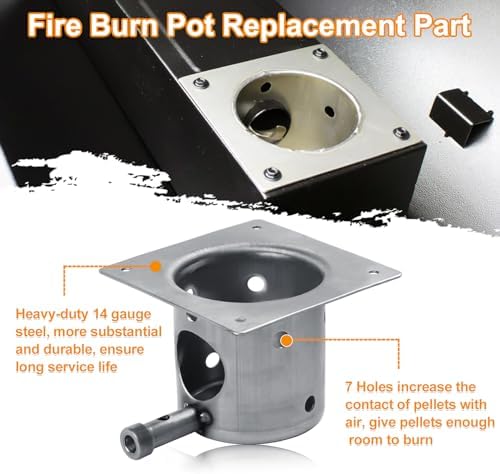 Upgrade Grills Replacement Parts Kit for Pit Boss, Traeger Wood Pellet Grills, Include 2.0 RPM Auger Motor, Hot Rod Ignitor, Fire Burn Pot, Induction Fan, Fit for Camp Chef, Z Grills Pellet Grill - Image 4