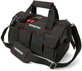 WORKPRO 14-inch Tool Bag, Multi-pocket Tool Organizer with Adjustable Shoulder Strap, W081021A , black by WORKPRO