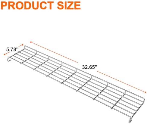 DELSbbq 66045 Stainless Grill Warming Rack for Weber Genesis II 400 Series - Image 2