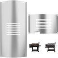 Flame Broiler Slide Cover & Bottom Kit for Pit Boss 1100 Parts Pit Boss 1100PS1-5, 1100PS1-4, PB1100PS1-W007, PB1100PS1-005,Replacement Parts for Pit Boss Pro Series 1100 Pellet Grills,Stainless Steel by PETKAO