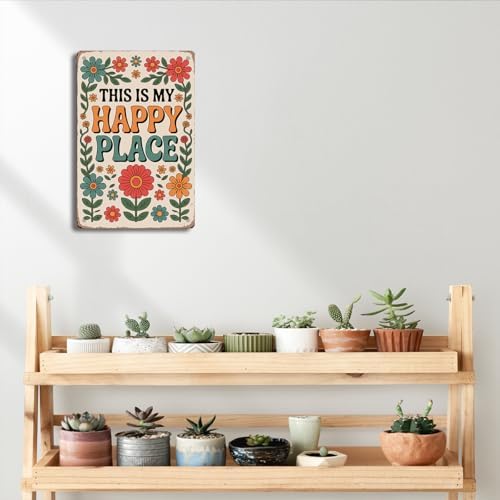 BEASTZHENG Funny Gardening Essentials Garden Metal Tin Sign for Outside Decor - Humorous Gardening Gift for Women Enthusiasts Vintage Wall Art - Image 6