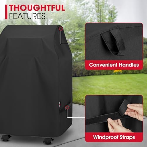 Unicook 32 Inch Small Grill Cover for Outdoor Grill Heavy Duty Waterproof - Image 6