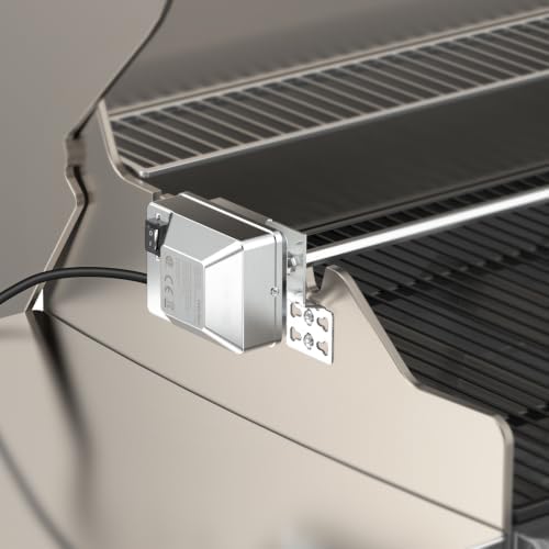 onlyfire Universal Rotisserie Kit with 110V Electric Motor for Gas Grills - Image 3