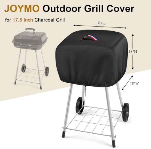 Grill Cover for 17.5 Inch Charcoal Grill, BBQ Grill Cover - Image 2