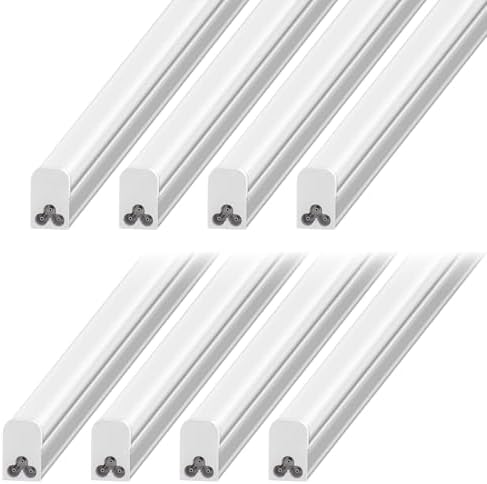 LED Shop Light for Garage, T5, 3FT, 15W, 1800LM, 5000K, 8 Pack by VShapeLED