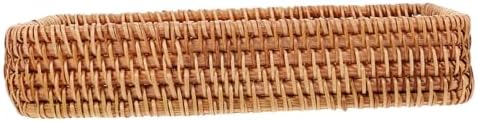 MAGICLULU 5pcs Rattan Storage Basket for Bread and Fruits Rustic Woven Organizer for Sundries for Picnics Weddings and Home Decor Craftsmanship Neat Edges - Image 5