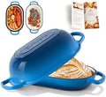 5-Quart Oval Dutch Oven for Bread Baking by Culivora