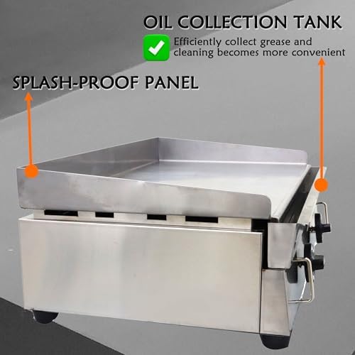 29‘’ Commercial Gas Griddle stainless steel Flat Top Grill - Image 4