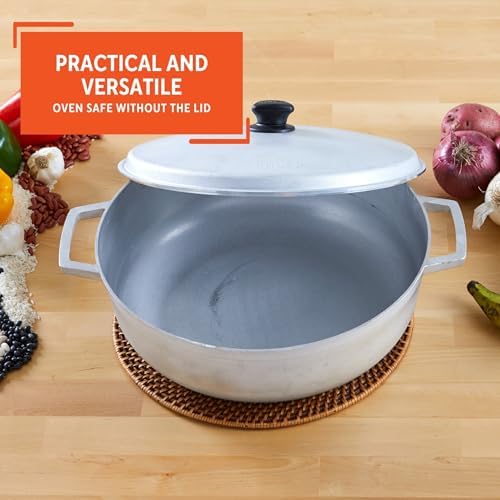 IMUSA USA 11.6Qt Jumbo Traditional Colombian Caldero, 11.6 Quart, Silver - Image 5