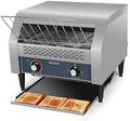 SUCICENI Commercial Conveyor Toaster 450 Slices/H Industrial Toasters 3 Slice at Time 2600W Bun Toasters with Dual Heating Tube for Bagel Bread Croissant Waffle Bakery Restaurant Cafe (450 slice/Hour) by SUCISENI